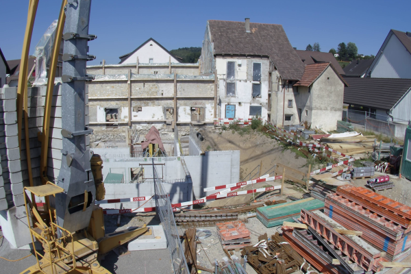 Dorfschüür Würenlingen - Baustelle Juli 2019